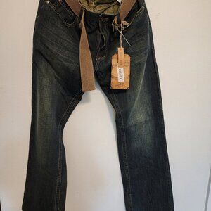 NWT Flypaper Mens Jeans with‎ Belt